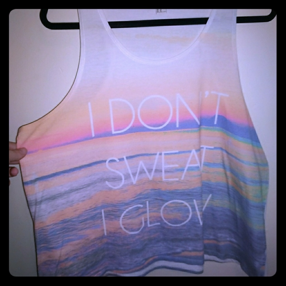 Forever 21 printed tank Sz1X